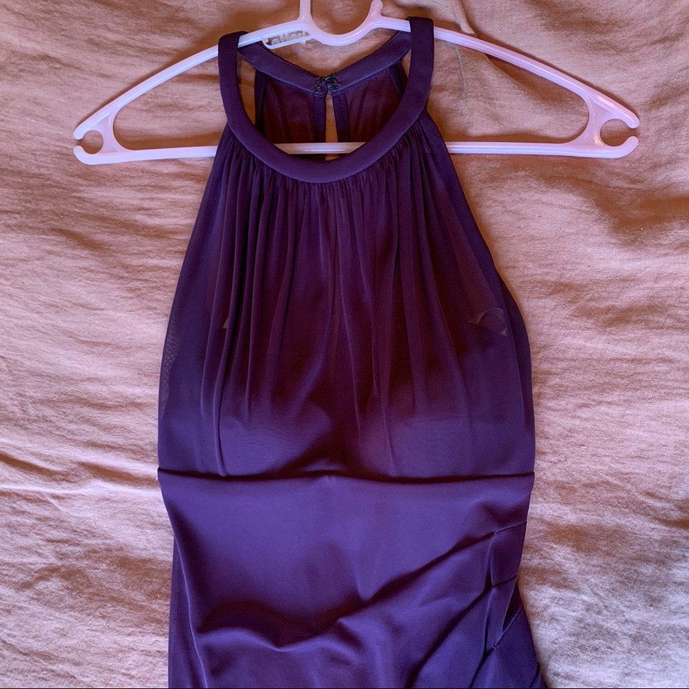 Purple Davids bridal dress size 2 - Picture 4 of 6